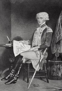 Ritratto di Marie-Joseph-Paul-Yves-Roch-Gilbert Du Motier, Marchese de La Fayette (o Lafayette) (1757-1834)